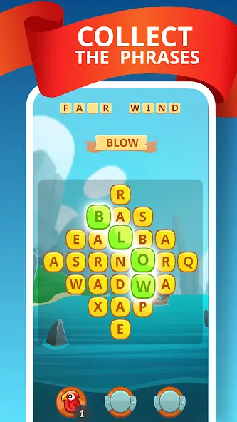 Скачать взлом Word Treasure Hunt  [МОД Много монет] — последняя версия apk на Андроид screen 2