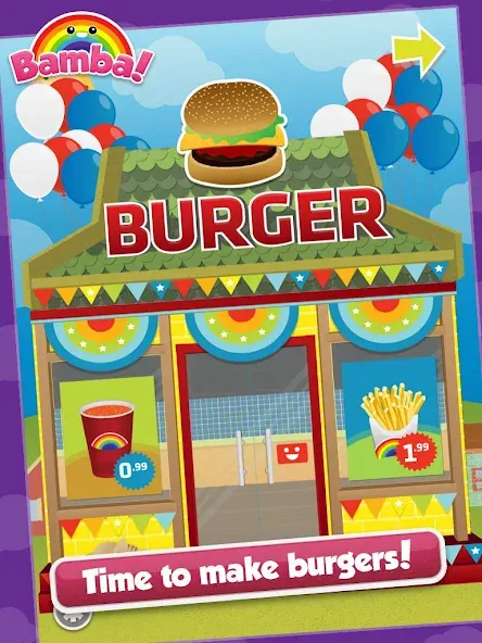 Скачать взлом Bamba Burger (Бамба Бургер)  [МОД Unlocked] — стабильная версия apk на Андроид screen 1