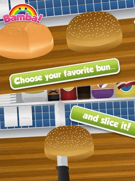 Скачать взлом Bamba Burger (Бамба Бургер)  [МОД Unlocked] — стабильная версия apk на Андроид screen 2