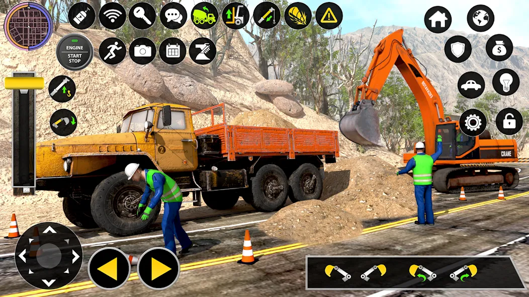 Взломанная Construction Excavator Game 3D  [МОД Unlocked] — полная версия apk на Андроид screen 2