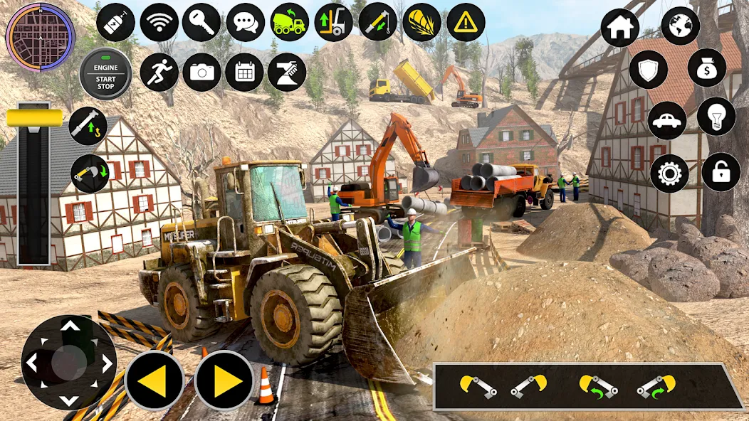 Взломанная Construction Excavator Game 3D  [МОД Unlocked] — полная версия apk на Андроид screen 3