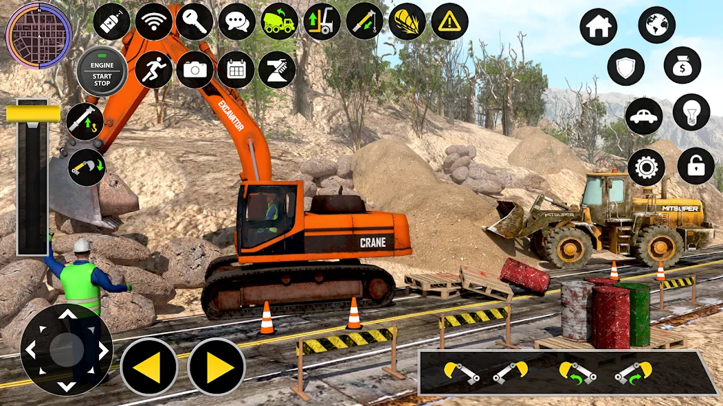 Взломанная Construction Excavator Game 3D  [МОД Unlocked] — полная версия apk на Андроид screen 4