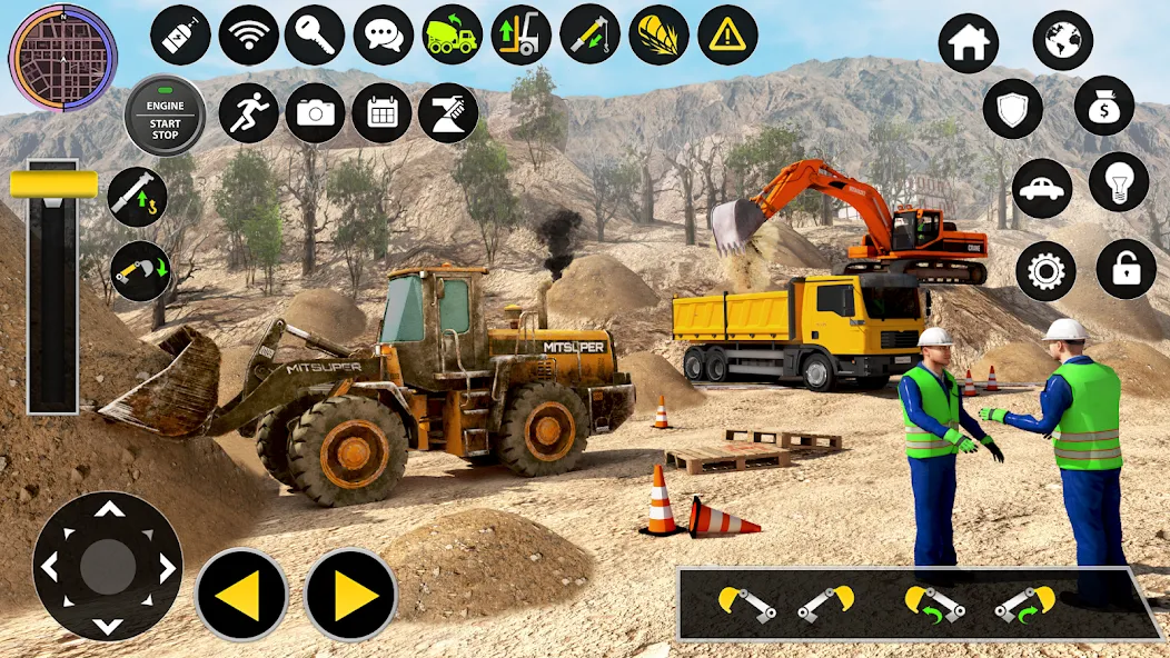 Взломанная Construction Excavator Game 3D  [МОД Unlocked] — полная версия apk на Андроид screen 5