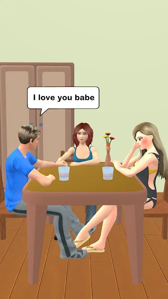 Взломанная Couple Life 3D (Супл Лайф 3Д)  [МОД Меню] — последняя версия apk на Андроид screen 5