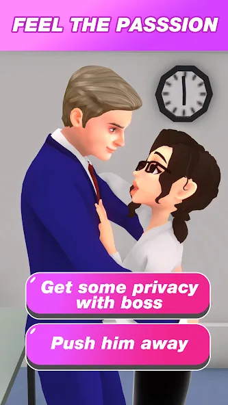 Взломанная Become an Office Queen (Станьте королевой офиса)  [МОД Mega Pack] — полная версия apk на Андроид screen 2