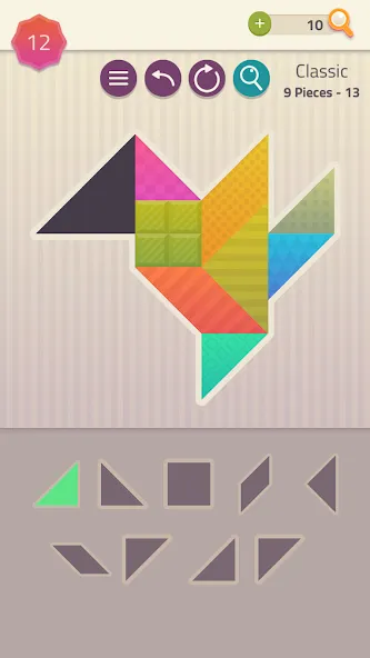 Взломанная Polygrams — Tangram Puzzles (Полиграммы)  [МОД Unlocked] — полная версия apk на Андроид screen 2