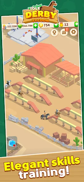 Скачать взлом Idle Derby Tycoon (Айдл Дерби Тайкун)  [МОД Все открыто] — полная версия apk на Андроид screen 4