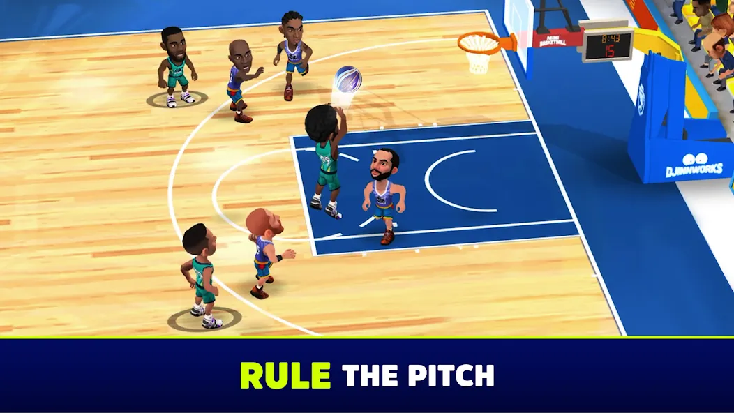 Взломанная Mini Basketball (Мини баскетбол)  [МОД Unlimited Money] — стабильная версия apk на Андроид screen 2