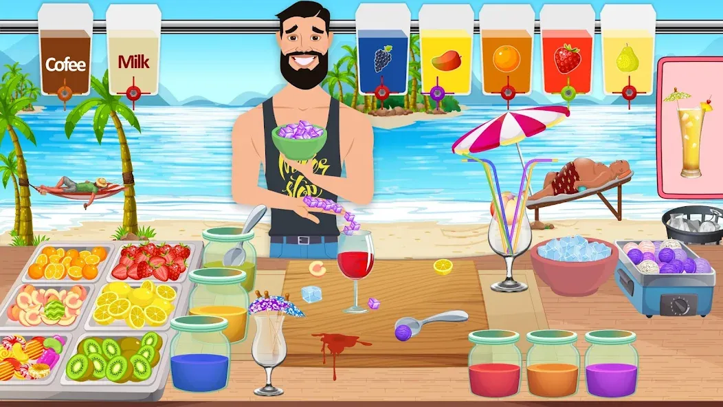 Взломанная Boba cocktail:DIY recipe games  [МОД Много монет] — полная версия apk на Андроид screen 5