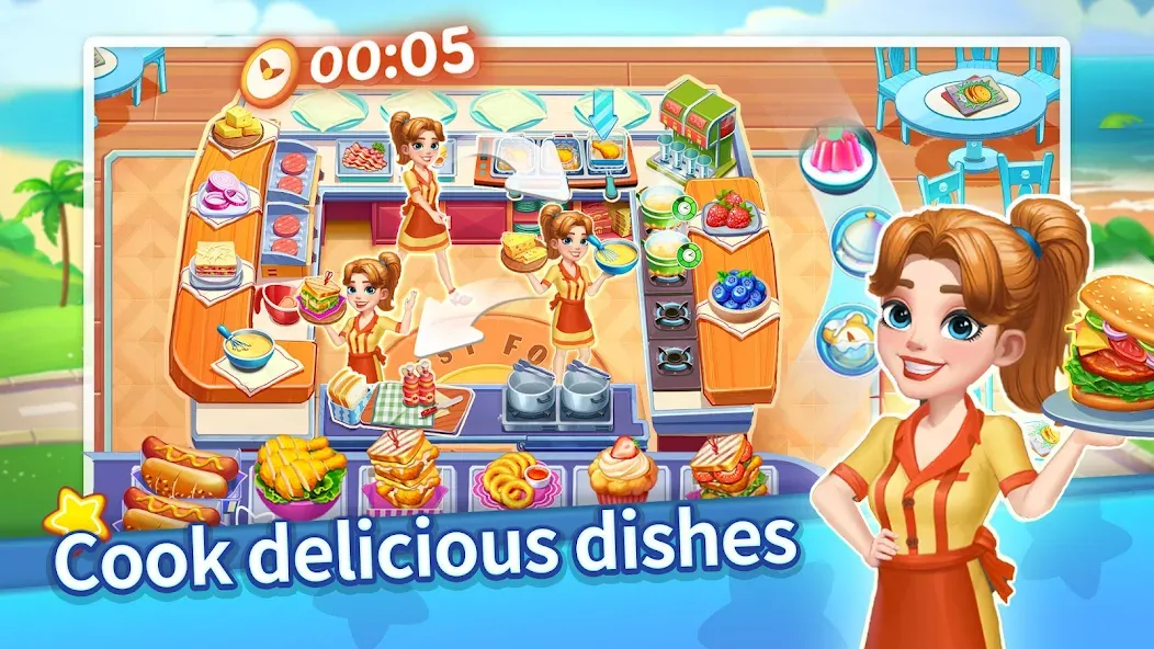 Скачать взломанную Cooking Master Adventure Games (Кукинг Мастер)  [МОД Unlimited Money] — стабильная версия apk на Андроид screen 1