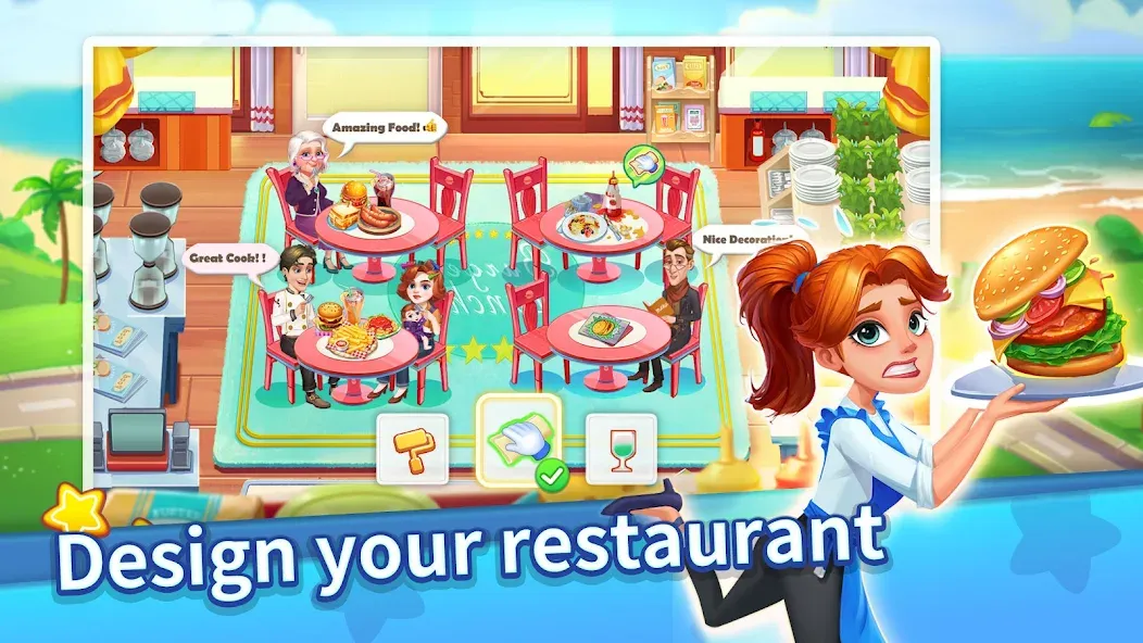 Скачать взломанную Cooking Master Adventure Games (Кукинг Мастер)  [МОД Unlimited Money] — стабильная версия apk на Андроид screen 2