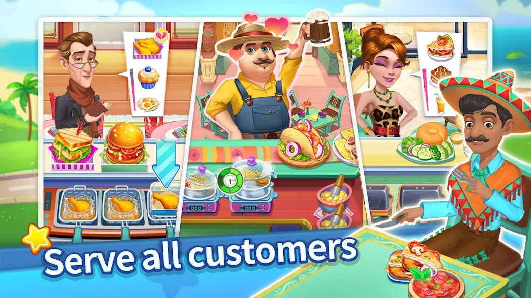 Скачать взломанную Cooking Master Adventure Games (Кукинг Мастер)  [МОД Unlimited Money] — стабильная версия apk на Андроид screen 3