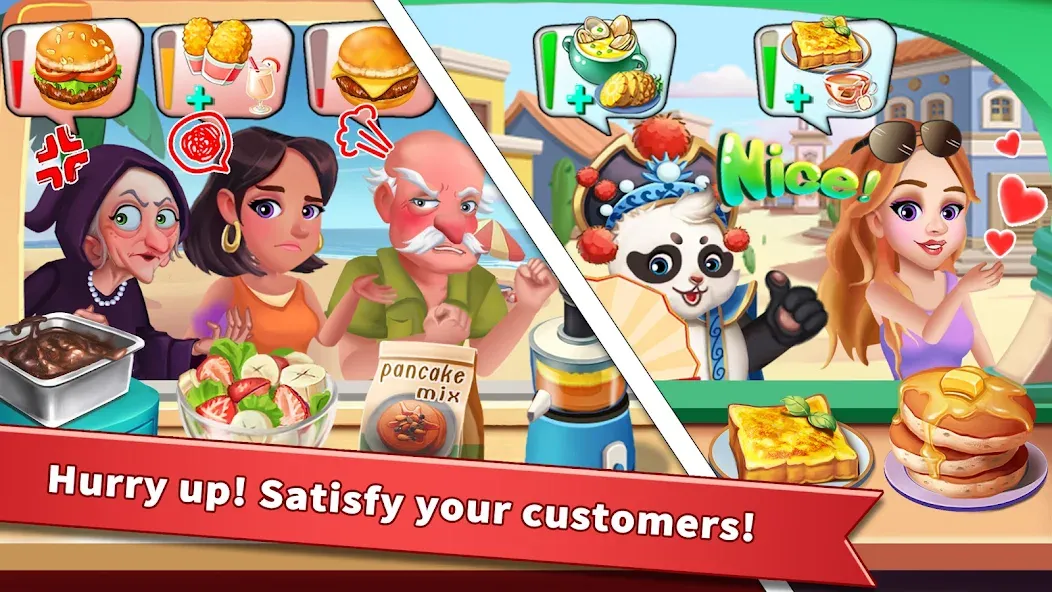 Взломанная Rising Super Chef — Cook Fast (Райзинг Супер Шеф)  [МОД Много монет] — полная версия apk на Андроид screen 3