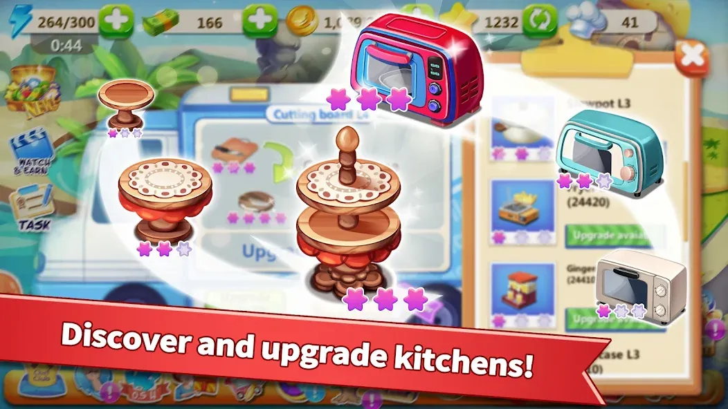 Взломанная Rising Super Chef — Cook Fast (Райзинг Супер Шеф)  [МОД Много монет] — полная версия apk на Андроид screen 4