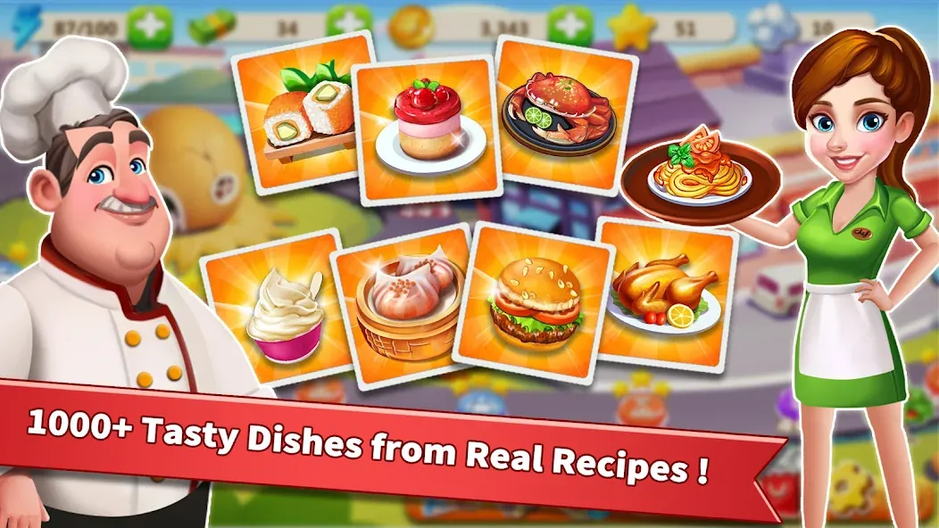 Взломанная Rising Super Chef — Cook Fast (Райзинг Супер Шеф)  [МОД Много монет] — полная версия apk на Андроид screen 5