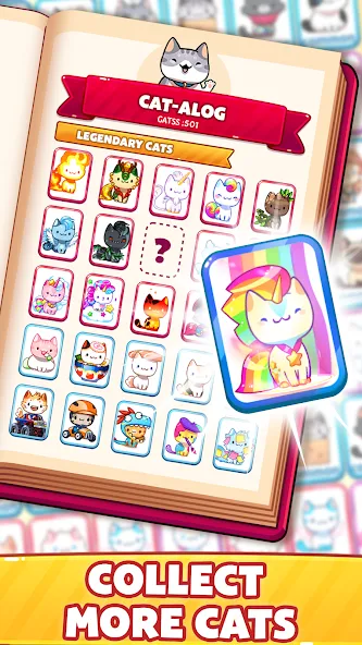 Взлом Cat Game — The Cats Collector!  [МОД Бесконечные деньги] — последняя версия apk на Андроид screen 4