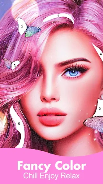 Скачать взлом Fancy Color — Paint By Number (Фэнси Колор)  [МОД Menu] — последняя версия apk на Андроид screen 1