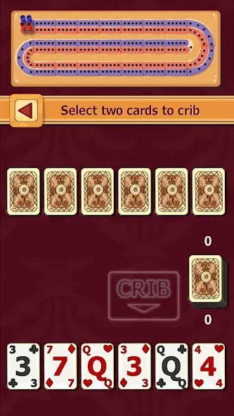 Скачать взломанную Cribbage (Криббидж)  [МОД Unlimited Money] — стабильная версия apk на Андроид screen 1