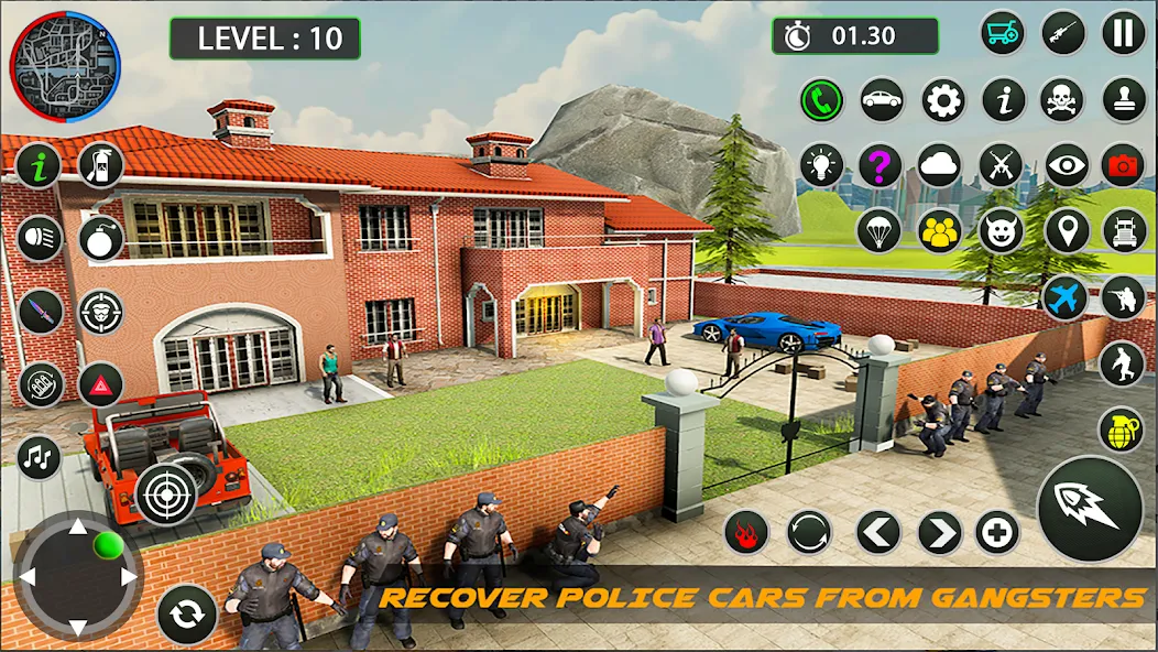 Скачать взломанную Police Game – Police Car Game  [МОД Много монет] — последняя версия apk на Андроид screen 2