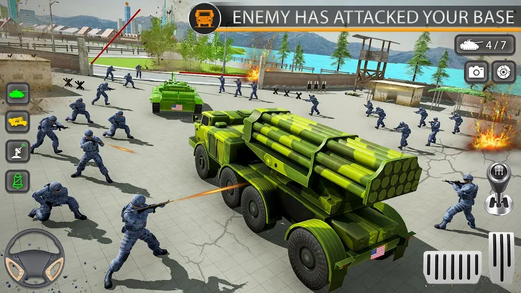 Скачать взлом Army Transport Military Games  [МОД Mega Pack] — полная версия apk на Андроид screen 1