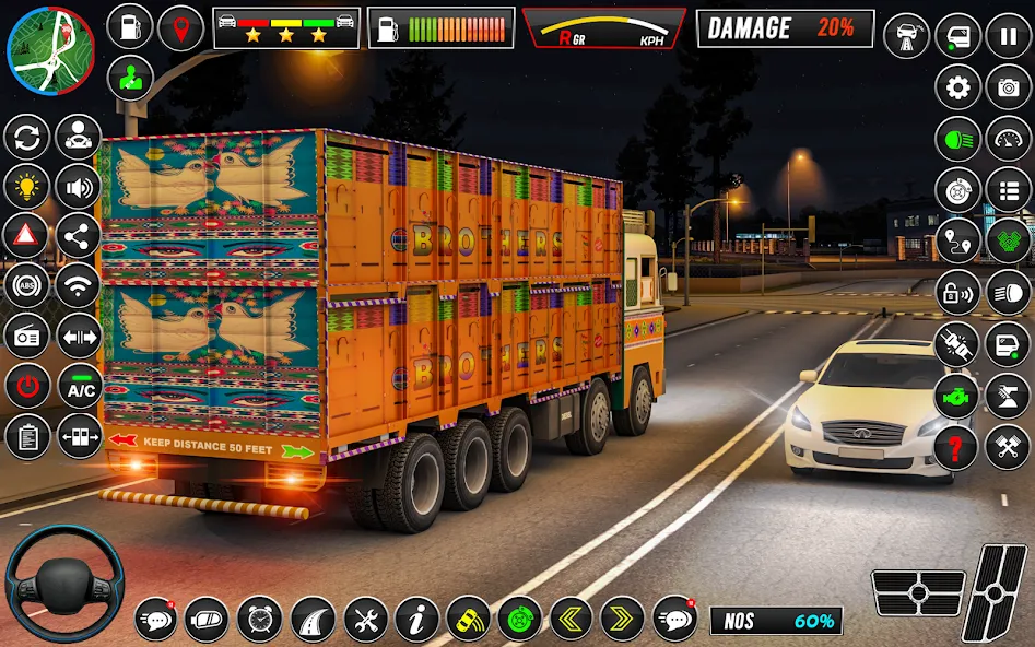 Скачать взломанную Indian Truck Game 3d Truck sim (Трак Геймс Драйвинг Симулятор)  [МОД Бесконечные деньги] — последняя версия apk на Андроид screen 4