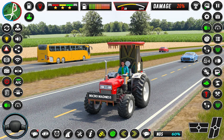 Скачать взломанную Indian Tractor Games Simulator  [МОД Бесконечные деньги] — полная версия apk на Андроид screen 5