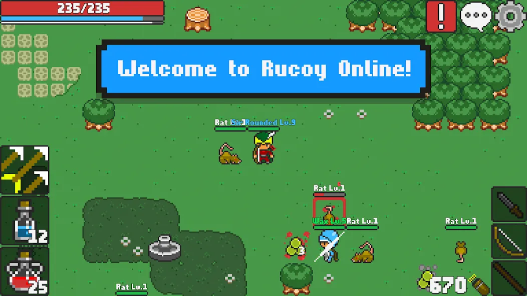 Взлом Rucoy Online — MMORPG MMO RPG (Рукой Онлайн)  [МОД Бесконечные монеты] — полная версия apk на Андроид screen 1