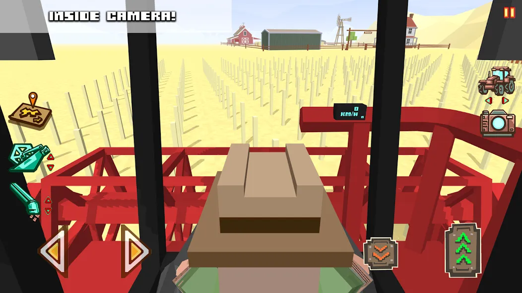 Скачать взломанную Blocky Farm Racing & Simulator  [МОД Все открыто] — последняя версия apk на Андроид screen 3