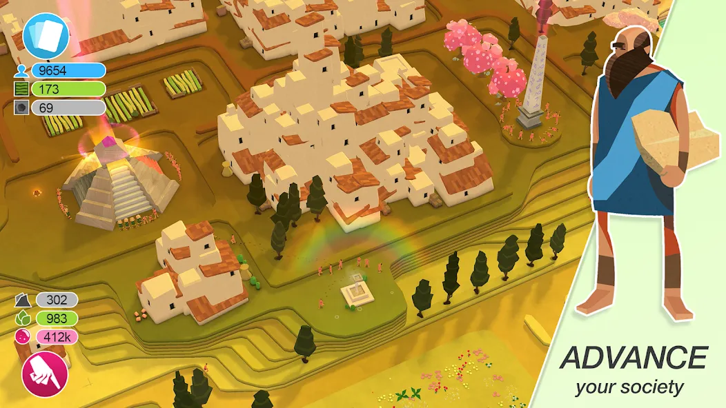 Взломанная Godus (Годус)  [МОД Unlocked] — стабильная версия apk на Андроид screen 2