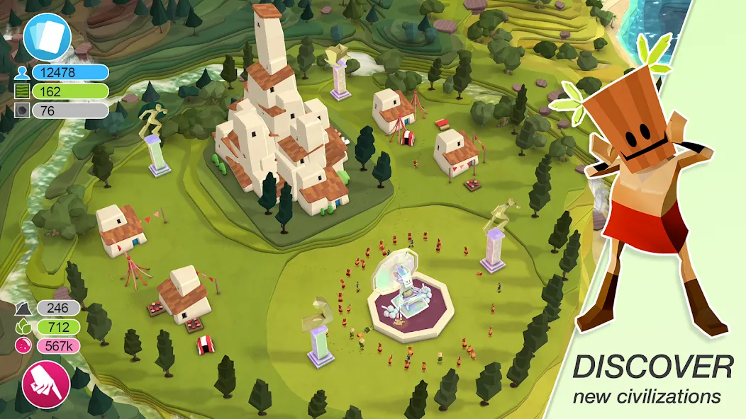 Взломанная Godus (Годус)  [МОД Unlocked] — стабильная версия apk на Андроид screen 4