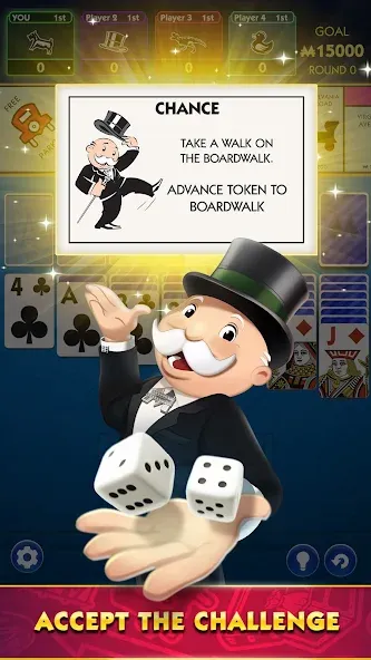 Скачать взломанную MONOPOLY Solitaire: Card Games (Монополия Солитер)  [МОД Бесконечные монеты] — полная версия apk на Андроид screen 5