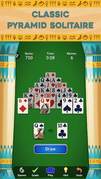 Скачать взлом Pyramid Solitaire — Card Games (Пирамида Солитер)  [МОД Бесконечные деньги] — полная версия apk на Андроид screen 3