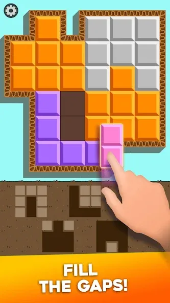 Взломанная Block Puzzle Cats (Блок Пазл Кошки)  [МОД Бесконечные монеты] — последняя версия apk на Андроид screen 2