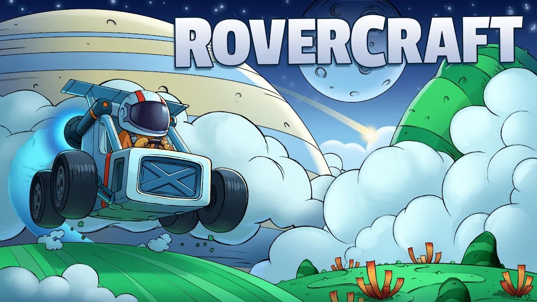 Взломанная Rovercraft:Race Your Space Car (Роверкрафт)  [МОД Unlimited Money] — стабильная версия apk на Андроид screen 1