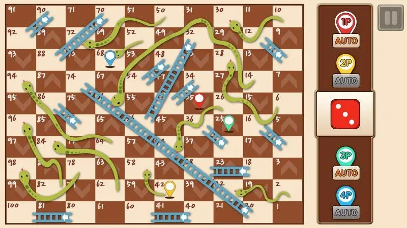 Скачать взломанную Snakes & Ladders King  [МОД Много монет] — последняя версия apk на Андроид screen 1