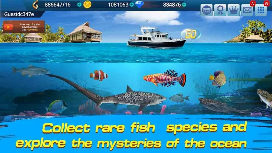 Скачать взломанную Fishing Championship  [МОД Все открыто] — стабильная версия apk на Андроид screen 3