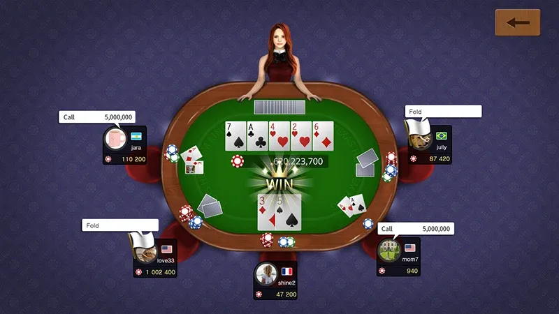 Взломанная Texas holdem poker king  [МОД Mega Pack] — последняя версия apk на Андроид screen 2