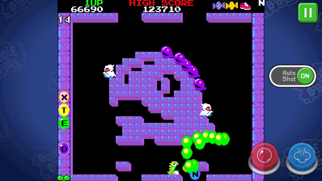 Скачать взлом BUBBLE BOBBLE classic (БАБЛ БОББЛ классика)  [МОД Mega Pack] — полная версия apk на Андроид screen 4