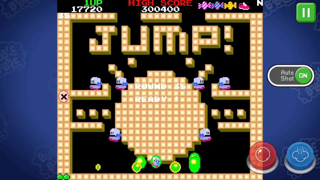 Скачать взлом BUBBLE BOBBLE classic (БАБЛ БОББЛ классика)  [МОД Mega Pack] — полная версия apk на Андроид screen 5