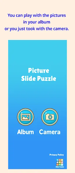 Скачать взломанную Slide Puzzle with your photo (Слайдпазл с вашим фото)  [МОД Меню] — последняя версия apk на Андроид screen 2