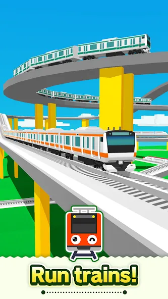 Взломанная Train Go — Railway Simulator (Трэйн Го)  [МОД Все открыто] — стабильная версия apk на Андроид screen 1