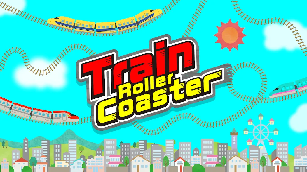 Скачать взломанную Train Roller Coaster (Трейн Роллеркостер)  [МОД Unlocked] — стабильная версия apk на Андроид screen 1