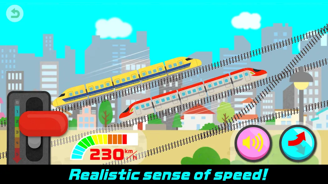 Скачать взломанную Train Roller Coaster (Трейн Роллеркостер)  [МОД Unlocked] — стабильная версия apk на Андроид screen 2