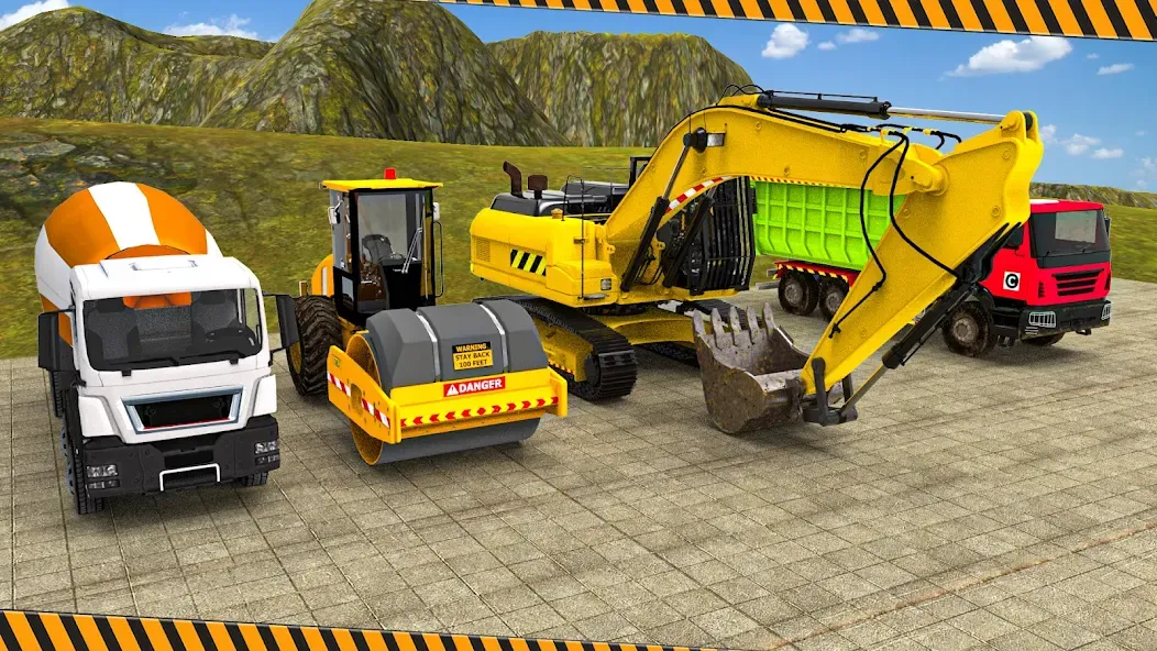 Скачать взлом Heavy Construction Simulator  [МОД Бесконечные деньги] — полная версия apk на Андроид screen 1