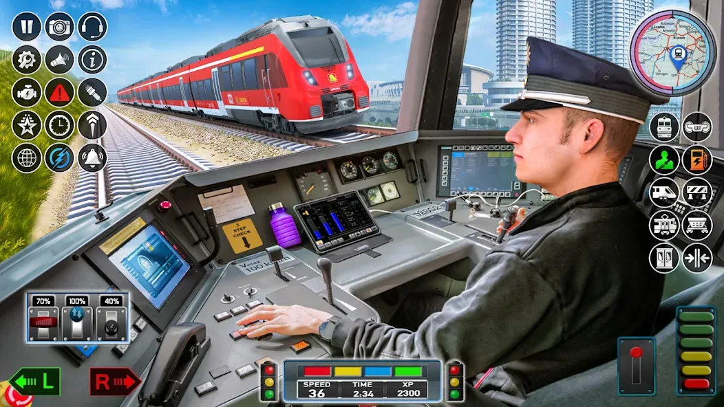 Скачать взломанную City Train Game 3d Train games  [МОД Много денег] — стабильная версия apk на Андроид screen 2