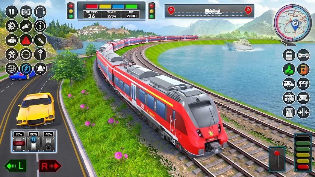 Скачать взломанную City Train Game 3d Train games  [МОД Много денег] — стабильная версия apk на Андроид screen 3