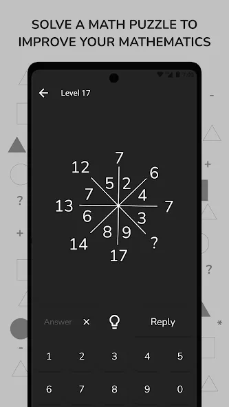 Взлом Math Puzzle & Brain Riddles  [МОД Menu] — стабильная версия apk на Андроид screen 3