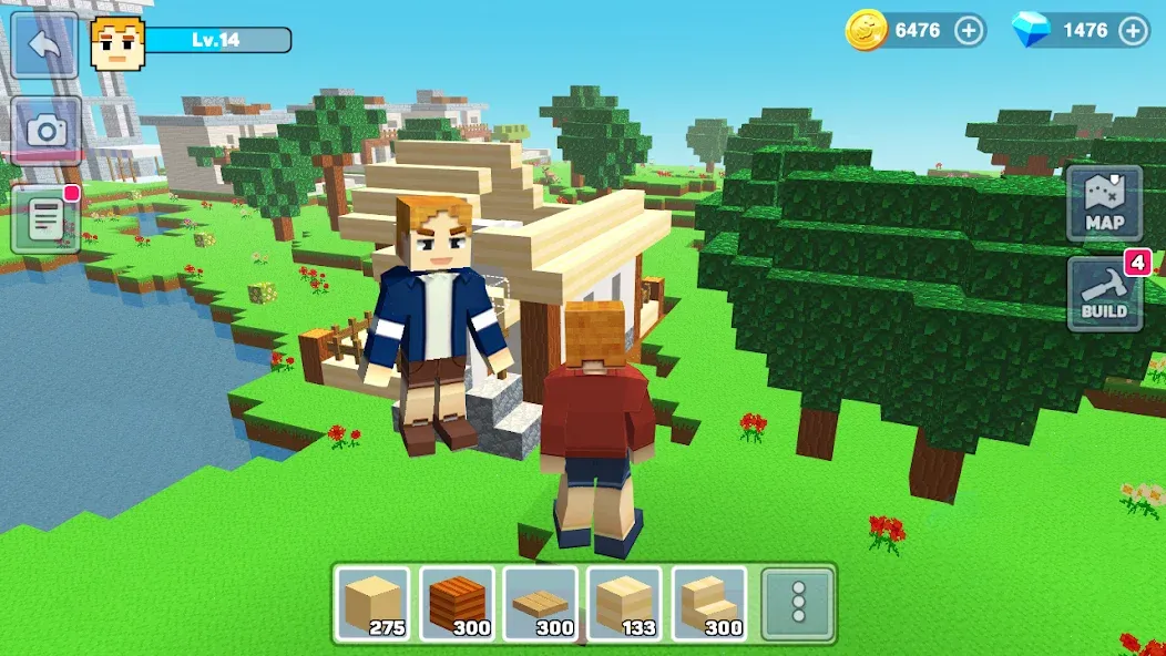 Взломанная MiniCraft: Blocky Craft 2024 (МиниКрафт)  [МОД Меню] — стабильная версия apk на Андроид screen 2