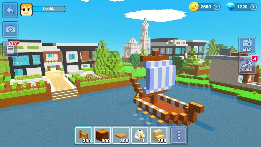 Взломанная MiniCraft: Blocky Craft 2024 (МиниКрафт)  [МОД Меню] — стабильная версия apk на Андроид screen 4