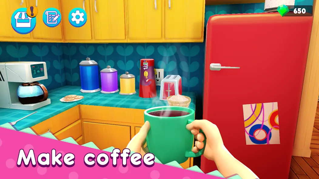 Взлом Mother Simulator: Family life  [МОД Много монет] — полная версия apk на Андроид screen 1